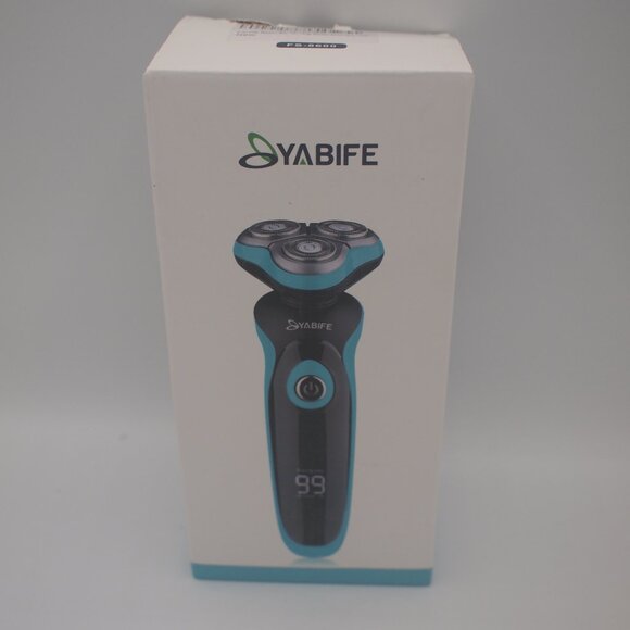YABIFE FS-8600 RECHARGEABLE ELECTRIC SHAVER FOR MEN, LCD SCREEN WET DRY - Picture 1 of 6